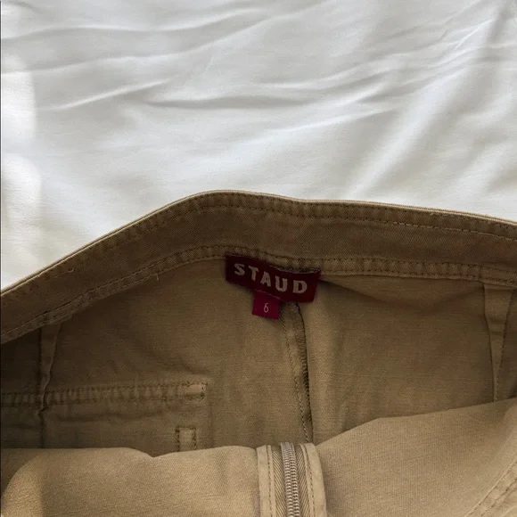 Staud Khaki Tamara Rosemary Utility Skort Size 0 (Mislabeled 6)